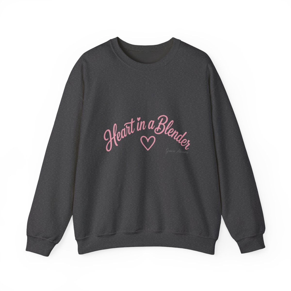 Gracie Abrams "Heart in a Blender" Crewneck - alternate angle 3, merchandise