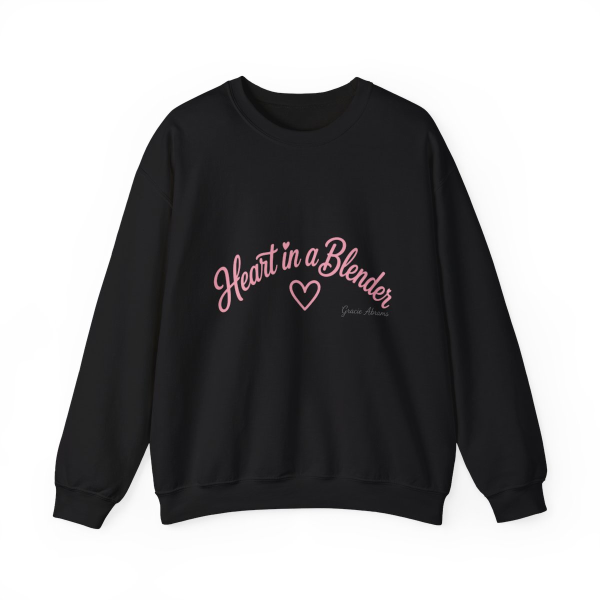 Gracie Abrams "Heart in a Blender" Crewneck - alternate angle 2, merchandise