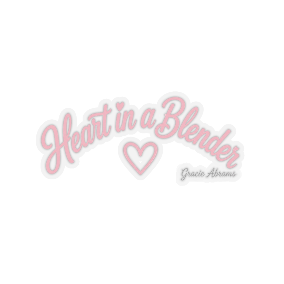 Gracie Abrams "Heart in a Blender" Sticker