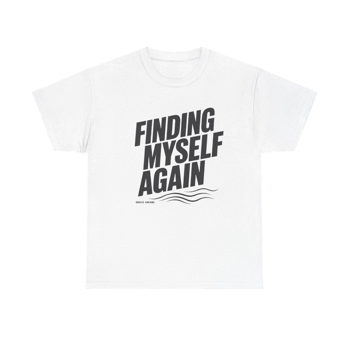 Gracie Abrams "Finding Myself Again" Unisex Tee - alternate angle 2, merchandise