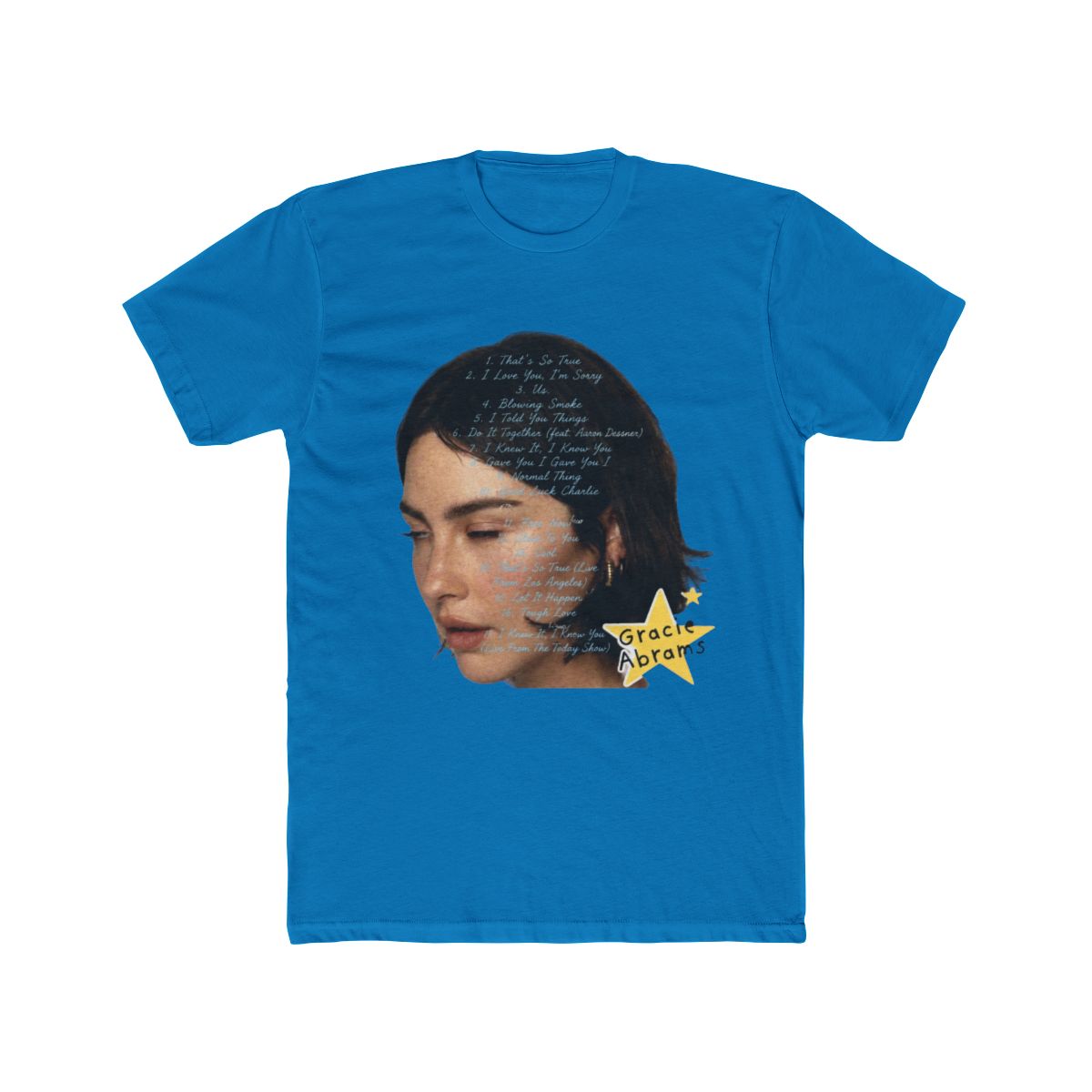 Gracie Abrams Big Face T Shirt - alternate angle 4, merchandise