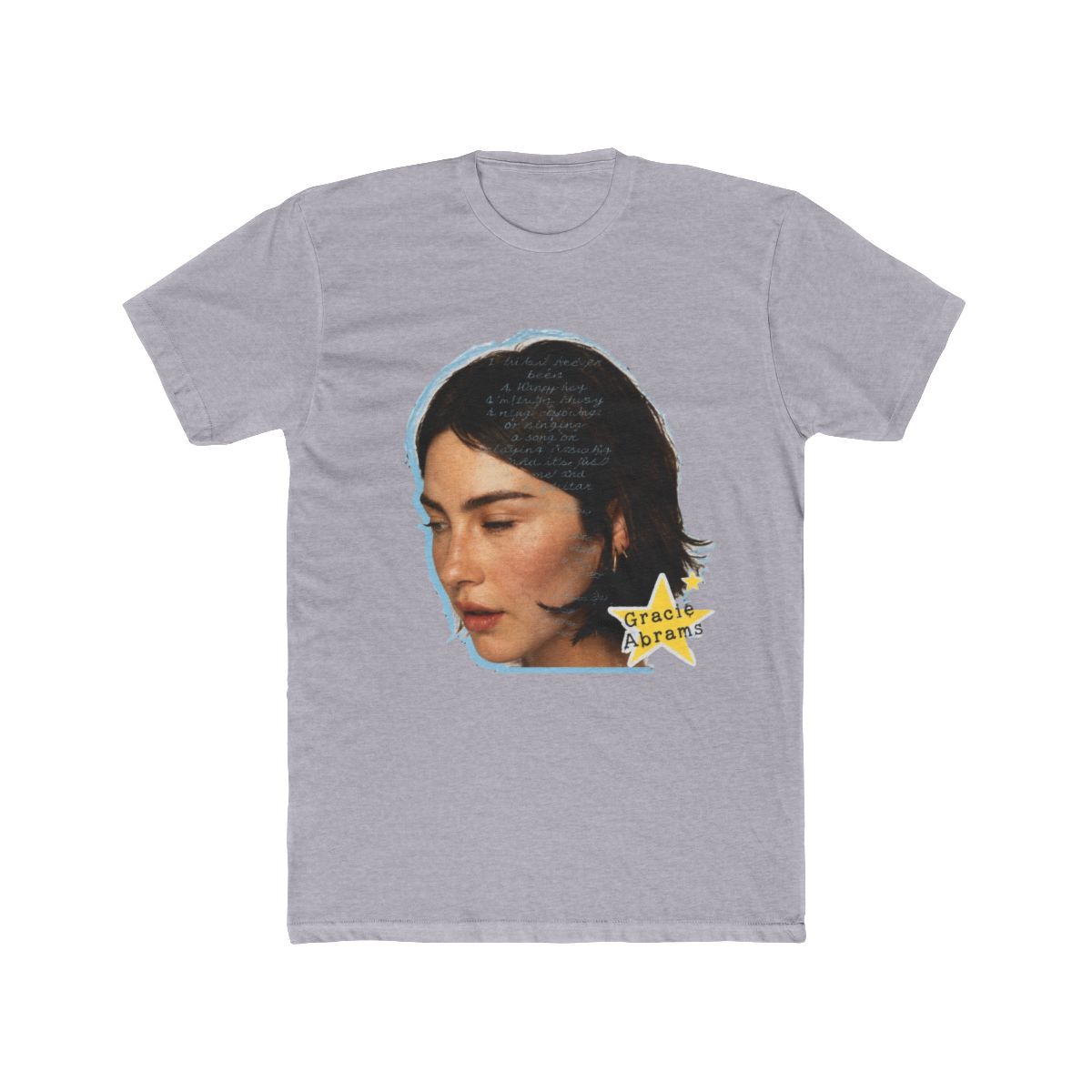 Gracie Abrams Big Face T Shirt - alternate angle 3, merchandise