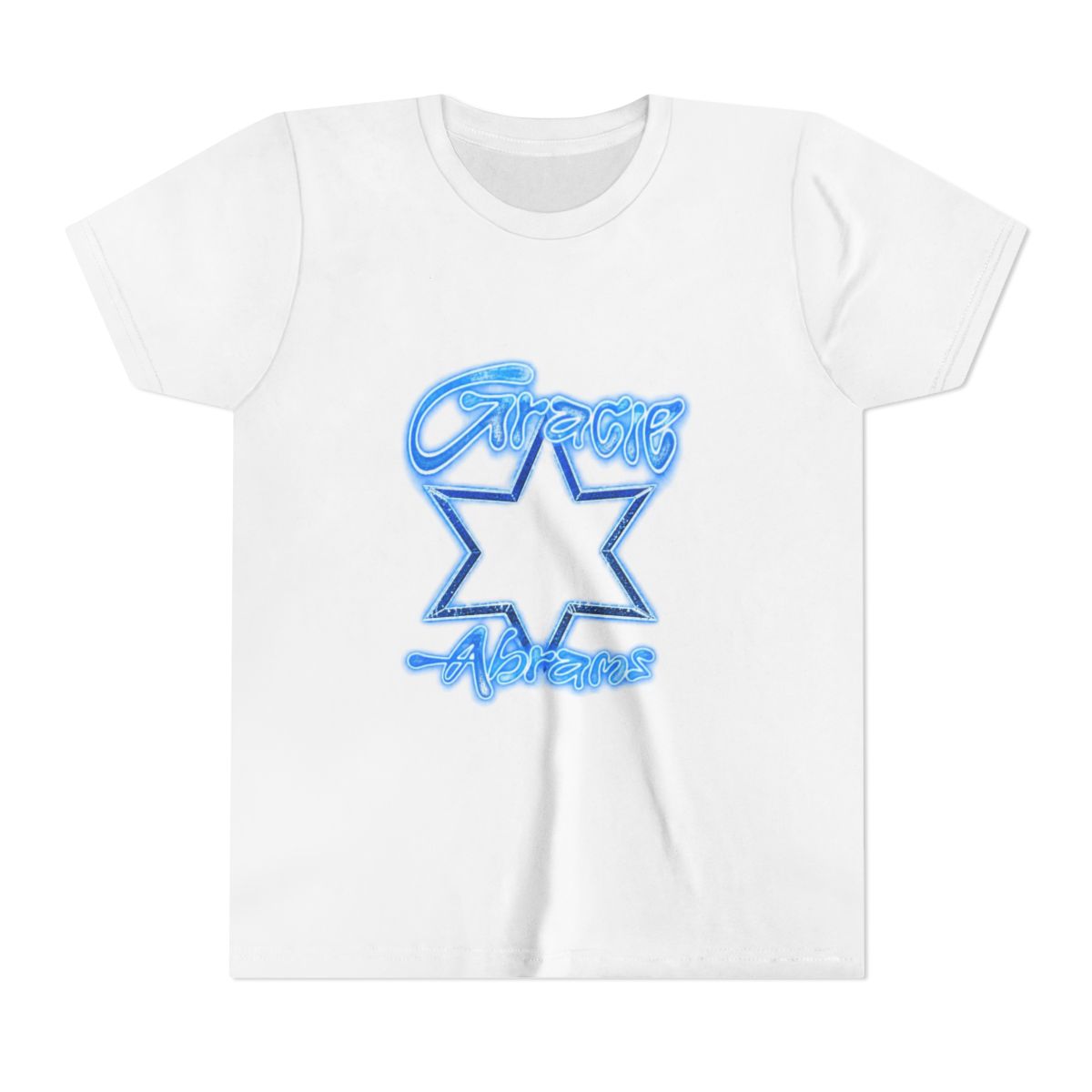 Blue Grunge - Gracie Abrams Kids T Shirt - alternate angle 2, merchandise