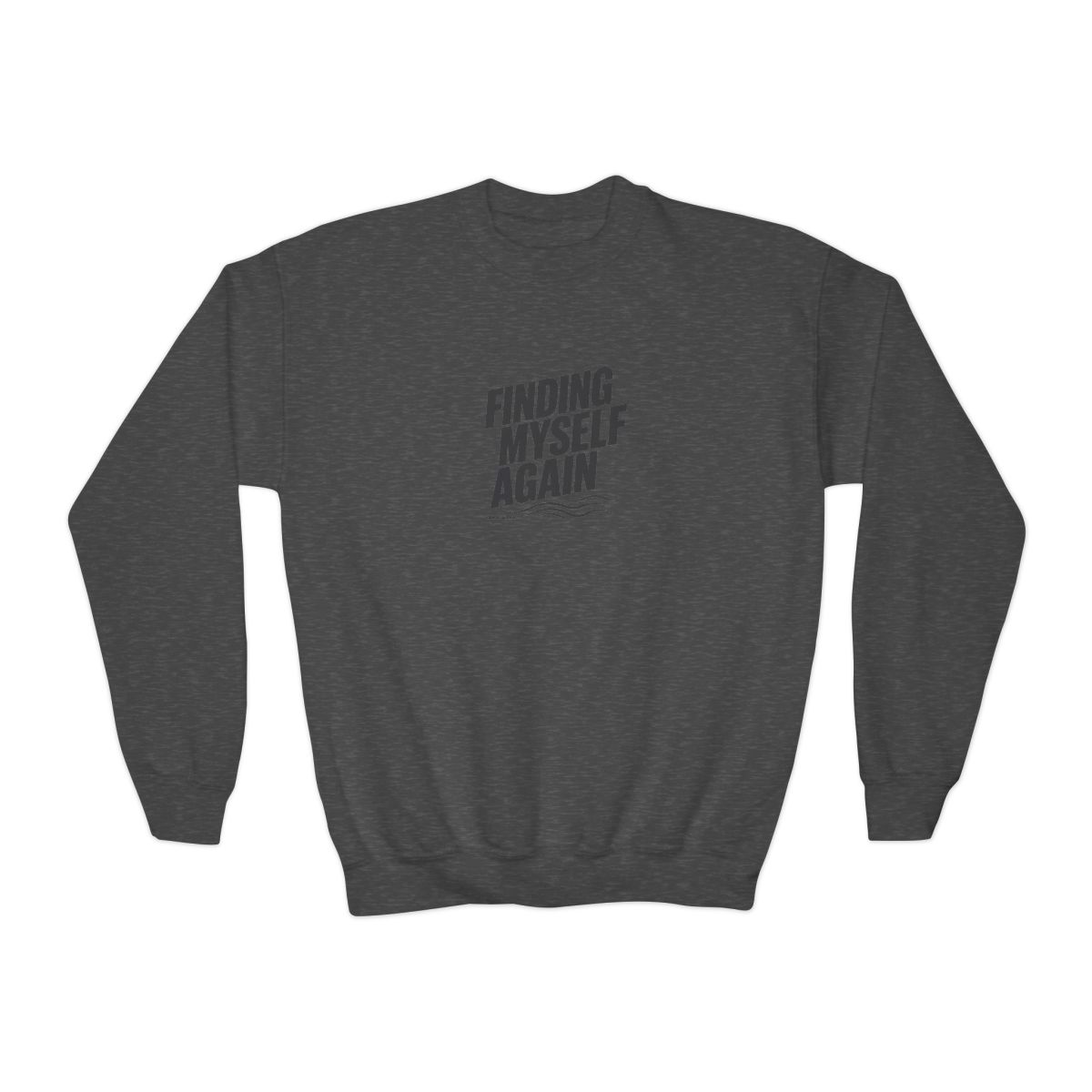 Gracie Abrams "Finding Myself Again" Kids Crewneck - alternate angle 2, merchandise