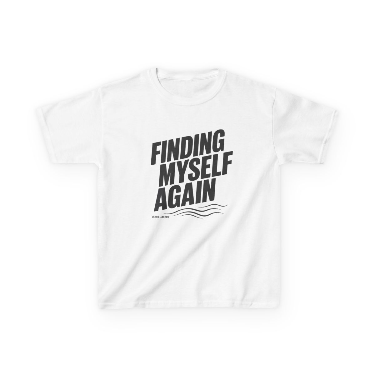 Gracie Abrams "Finding Myself Again" Unisex Kids Tee