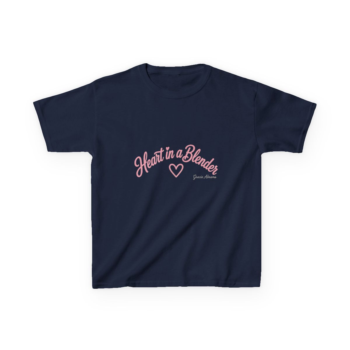 Gracie Abrams "Heart in a Blender" Unisex Kids Tee - alternate angle 3, merchandise