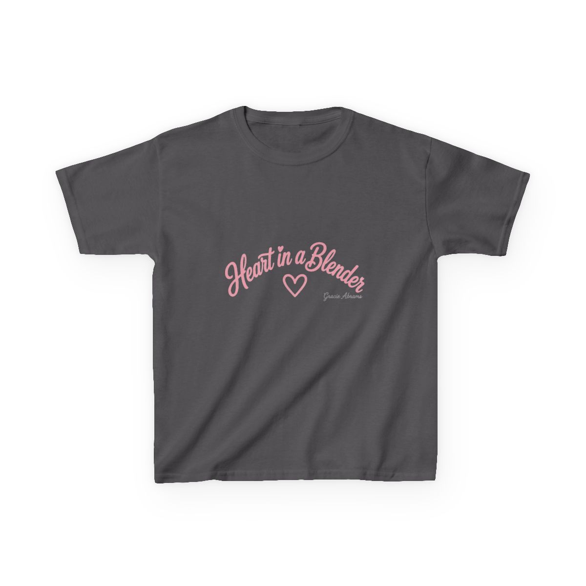 Gracie Abrams "Heart in a Blender" Unisex Kids Tee - alternate angle 2, merchandise