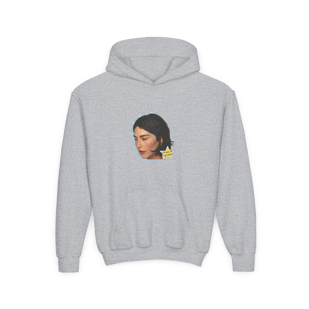 Gracie Abrams Big Face Kids Hoodie