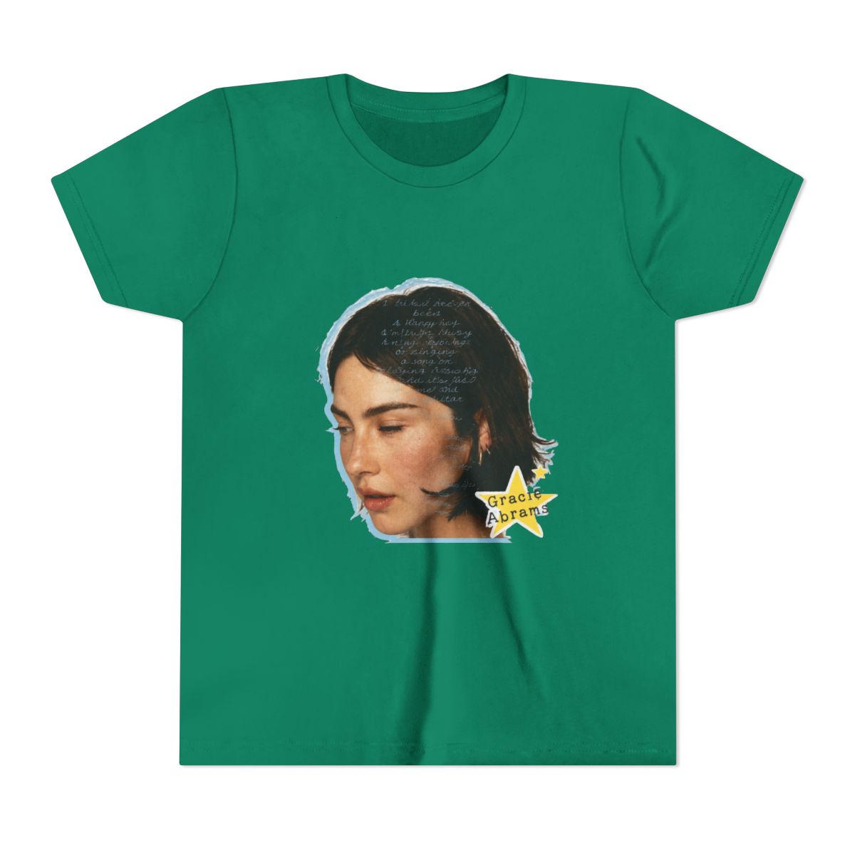 Gracie Abrams Big Face Kids T Shirt