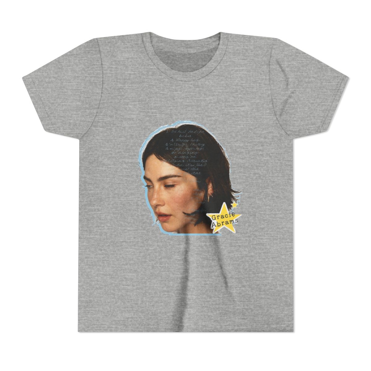 Gracie Abrams Big Face Kids T Shirt