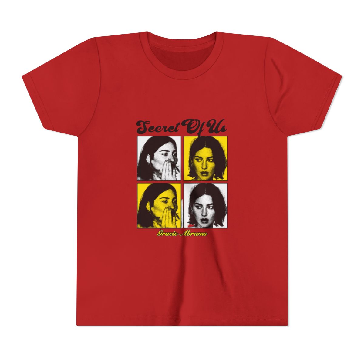 Gracie Abrams Secret Kids T Shirt - alternate angle 5, merchandise