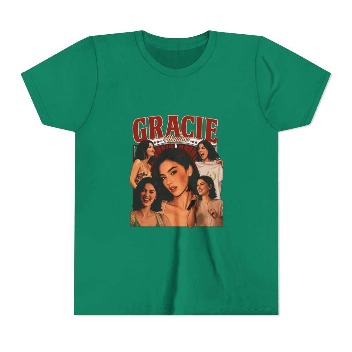 Gracie Abrams Vintage 90s Bootleg Kids T Shirt - alternate angle 4, merchandise