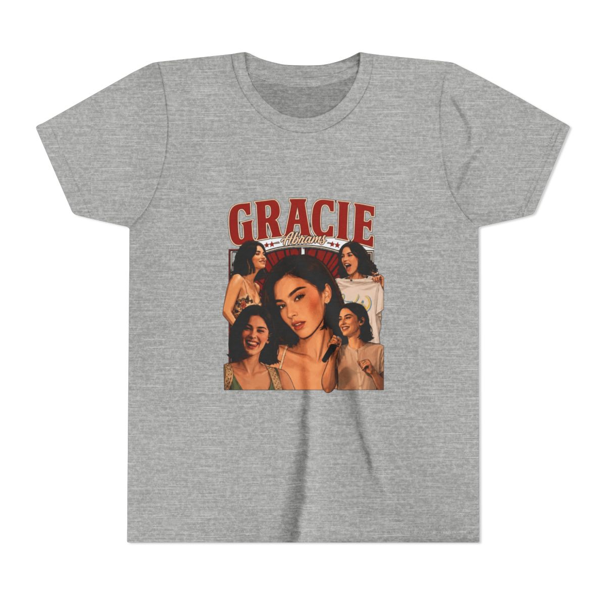 Gracie Abrams Vintage 90s Bootleg Kids T Shirt - alternate angle 5, merchandise