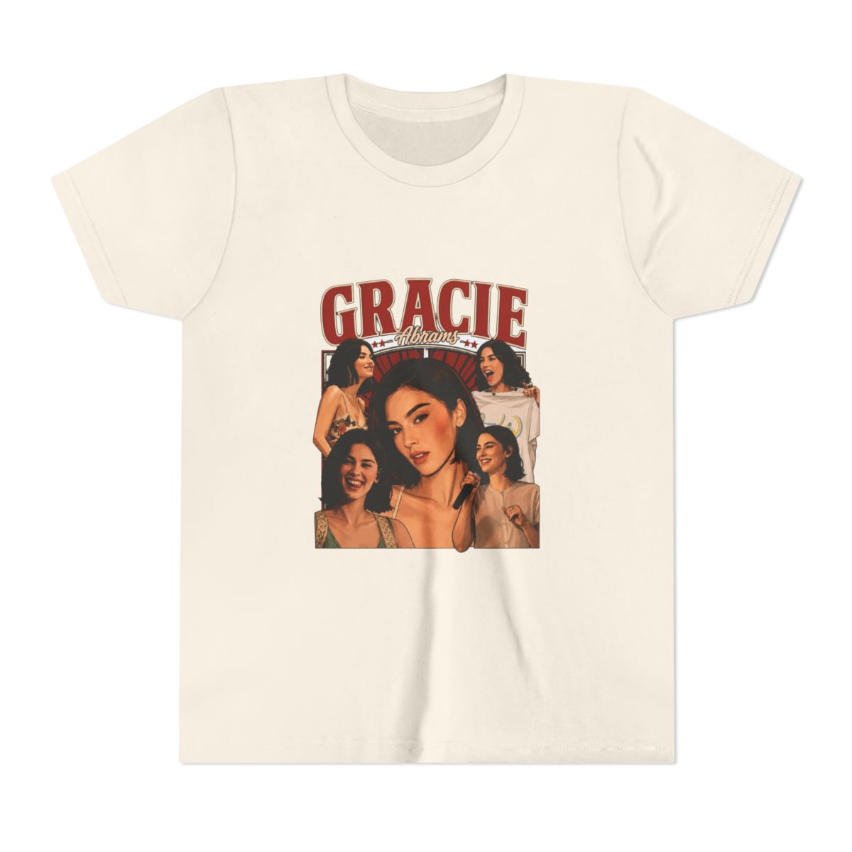Gracie Abrams Vintage 90s Bootleg Kids T Shirt - alternate angle 3, merchandise