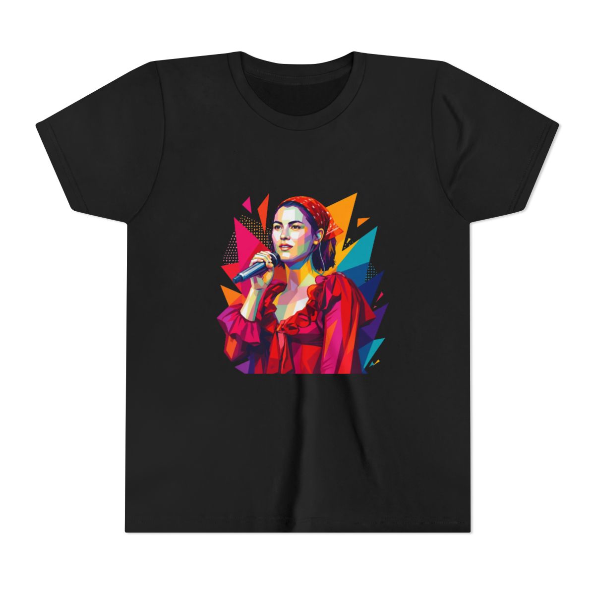 Gracie Abrams Wpap Pop Art Kids T Shirt - alternate angle 2, merchandise