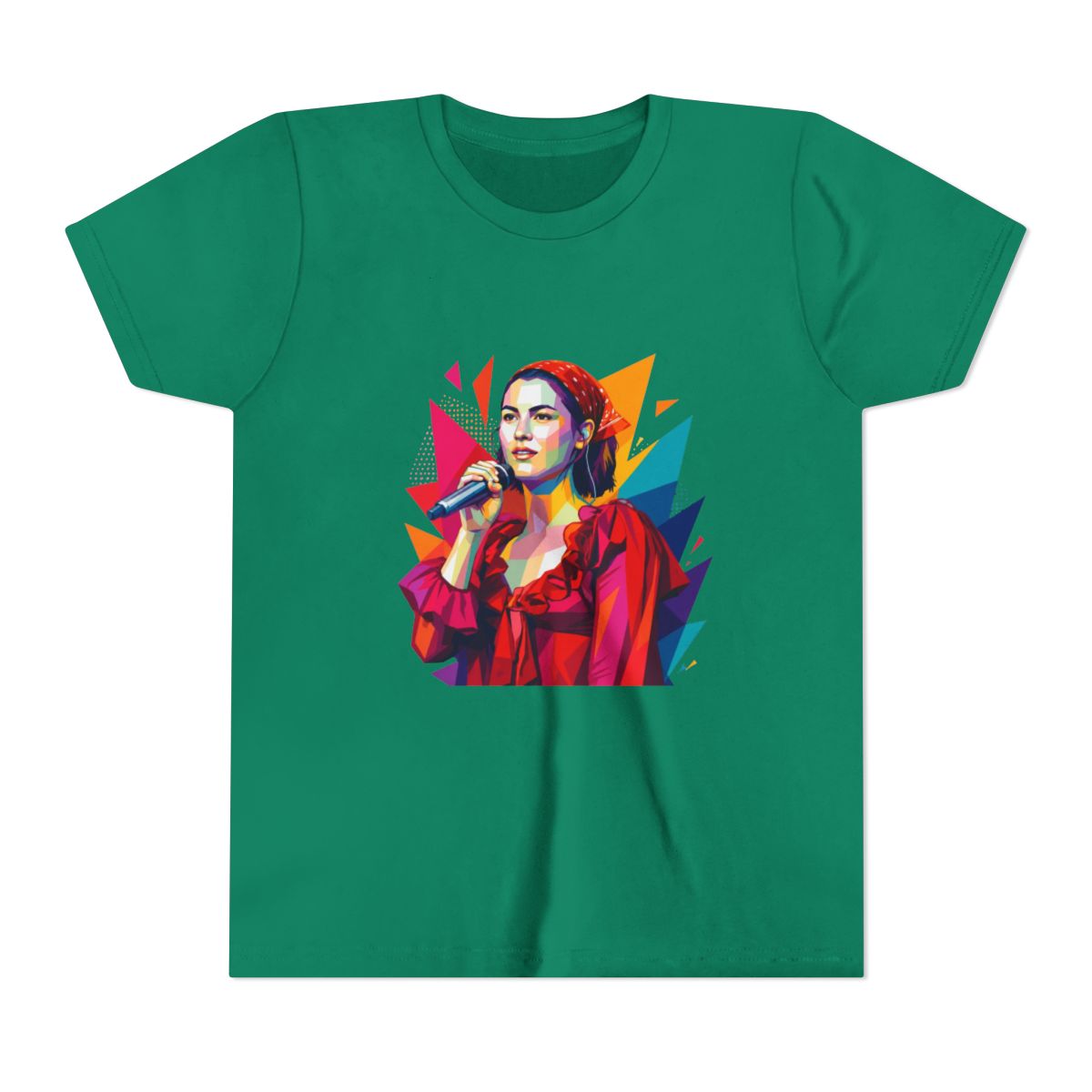 Gracie Abrams Wpap Pop Art Kids T Shirt - alternate angle 3, merchandise