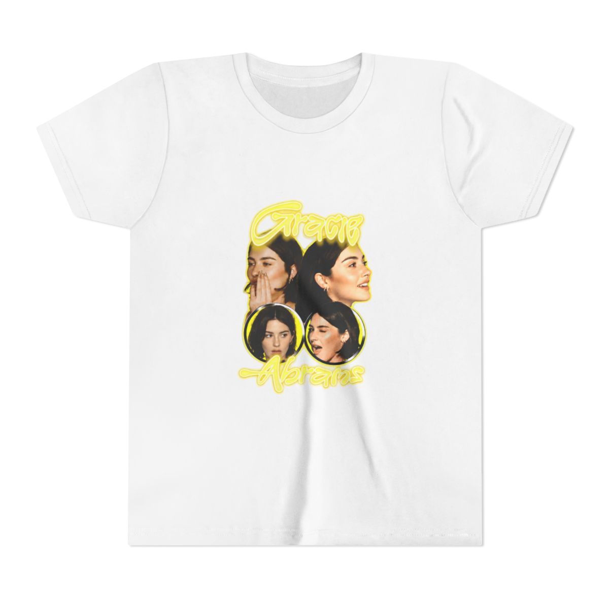 Yellow Grunge - Gracie Abrams Kids T Shirt